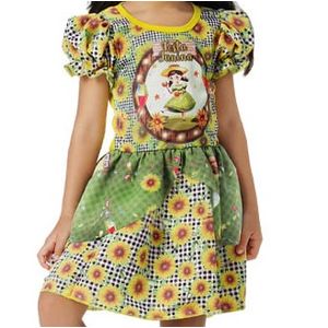 Vestido Girassol Junino Infantil 3170 Tamanho P