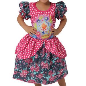 Vestido Bandeiras Junino Infantil 3171 Tamanho M