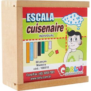 Escala Cuisenaire Individual Madeira Carlu