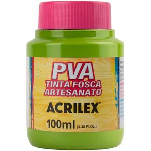 Tinta P.V.A P/Artesanato Verde Pistache 570 100ml Acrilex