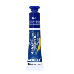 Tinta Acrílica 20 Ml Azul Ultramar 348 Acrilex