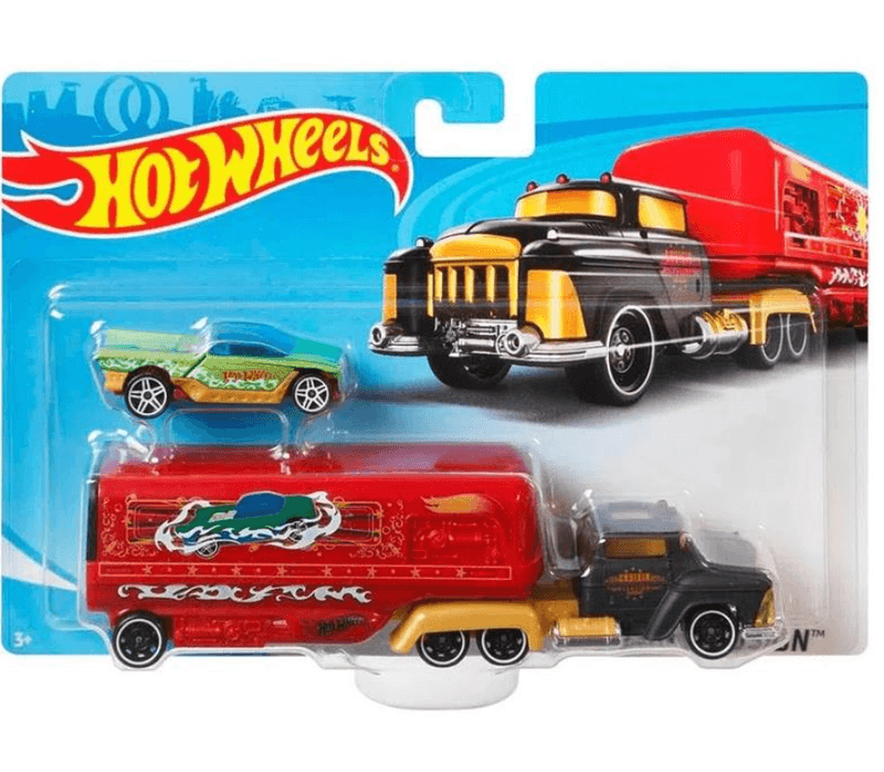 Caminhão de Transporte Hot Wheels com Carrinho - Super Rigs