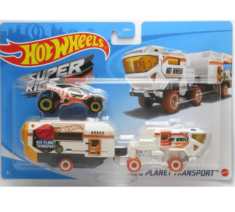 Caminhão de Transporte Hot Wheels com Carrinho - Super Rigs