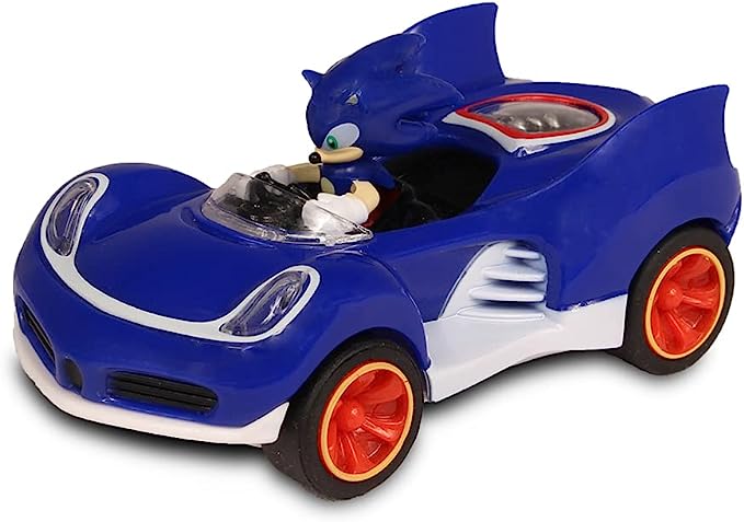 Carro Fun Sonic Tails Pull Back Amarelo F0107-0