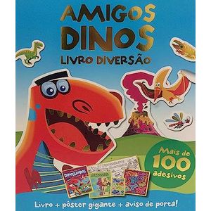 Livro Diversão - Amigos Dinos