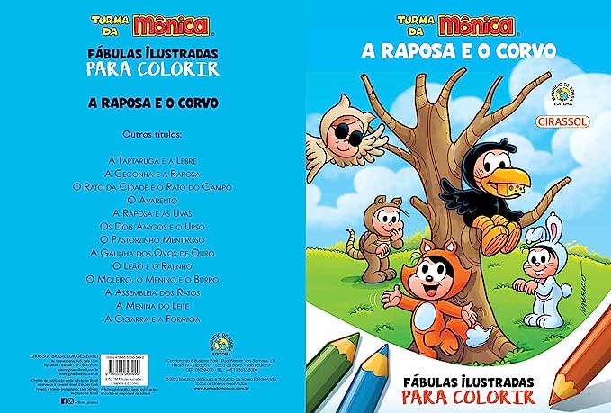 Página Do Livro Para Colorir Para O Adulto E As Crianças Raposa