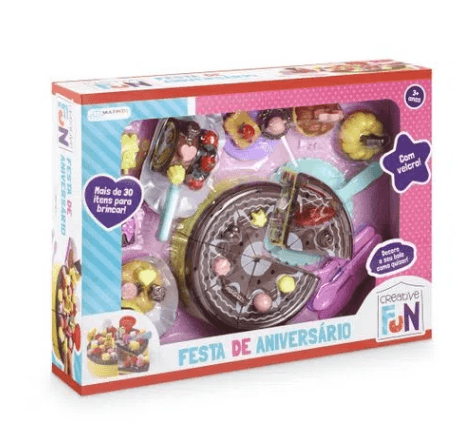 Brinquedo Infantil Creative Fun Bolo De Morango Multikids